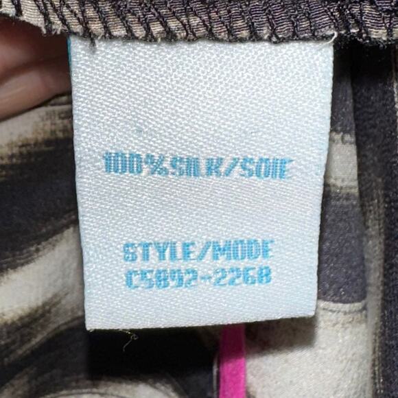 Charlie Jade Silk Printed Y-Back Tank Top Size XS - Picture 5 of 12